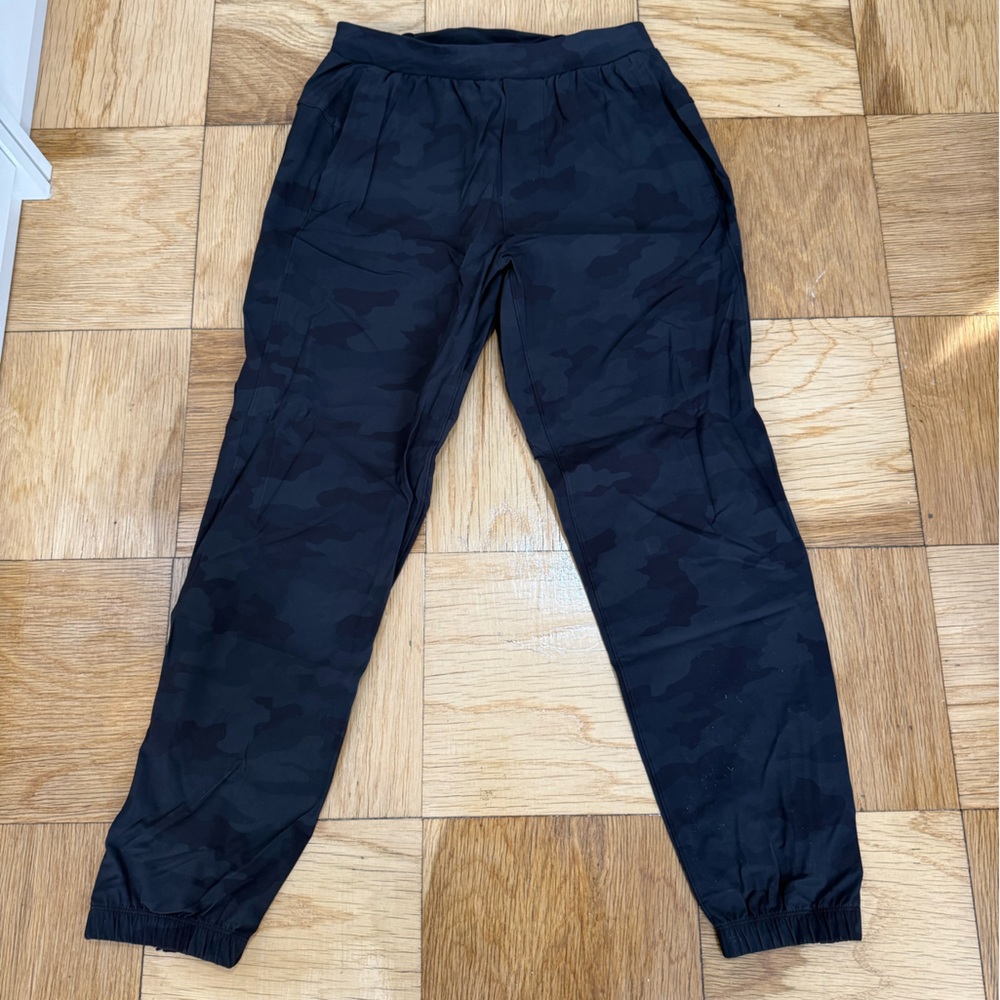 Black Camouflage Lululemon Jogger Pants